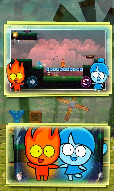 森林冰火人勇闯森林神庙手机版