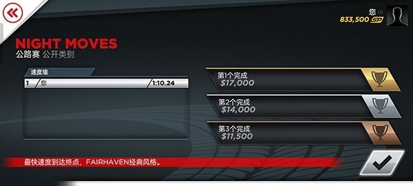 极品飞车17新手挑战攻略