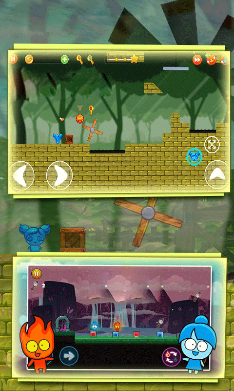 森林冰火人勇闯森林神庙手机版