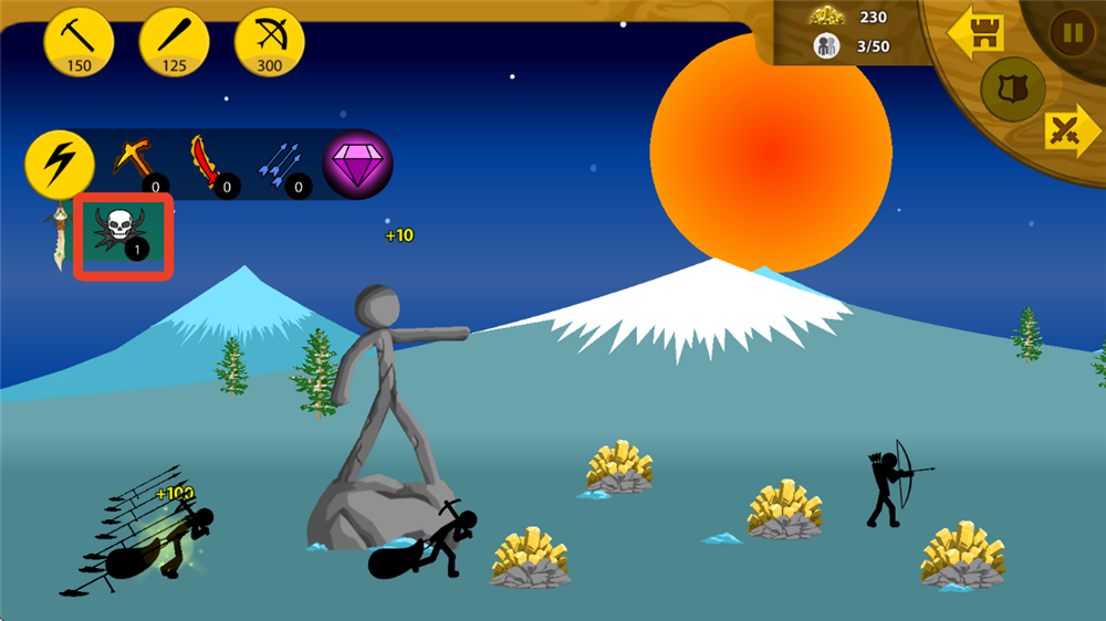 火柴人战争遗产游戏如何召唤骑士