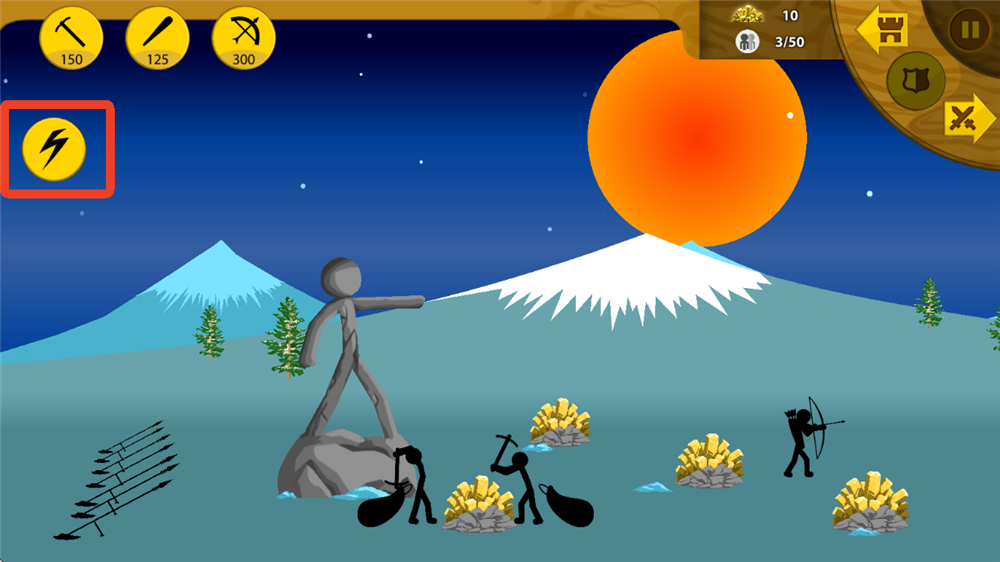 火柴人战争遗产游戏如何召唤骑士