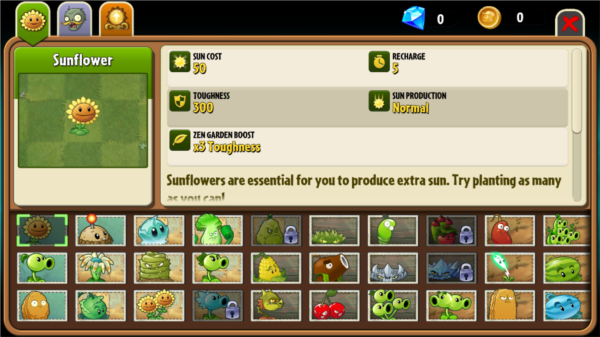 pvz2返茂版植物角色图鉴
