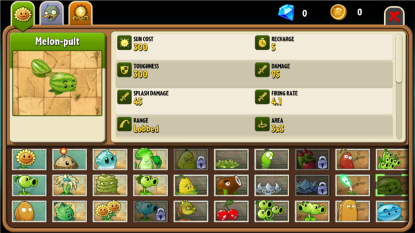pvz2返茂版植物角色图鉴