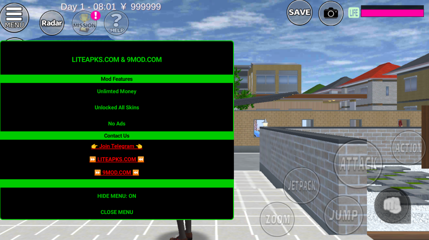 樱花校园模拟器无限金币版