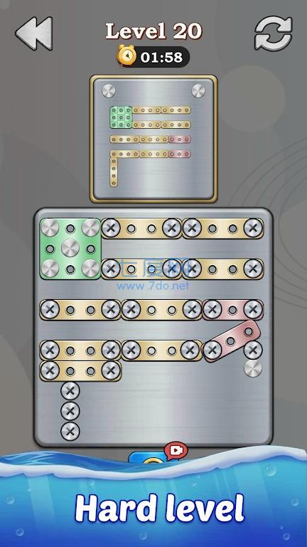 导轨和销钉游戏(Rail and Pins)